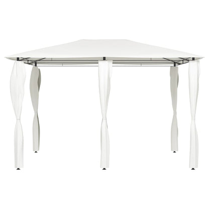 Pavillon mit Pfostenabdeckungen 3x4x2,6 m Creme 160 g/m² - Pazzar.ch
