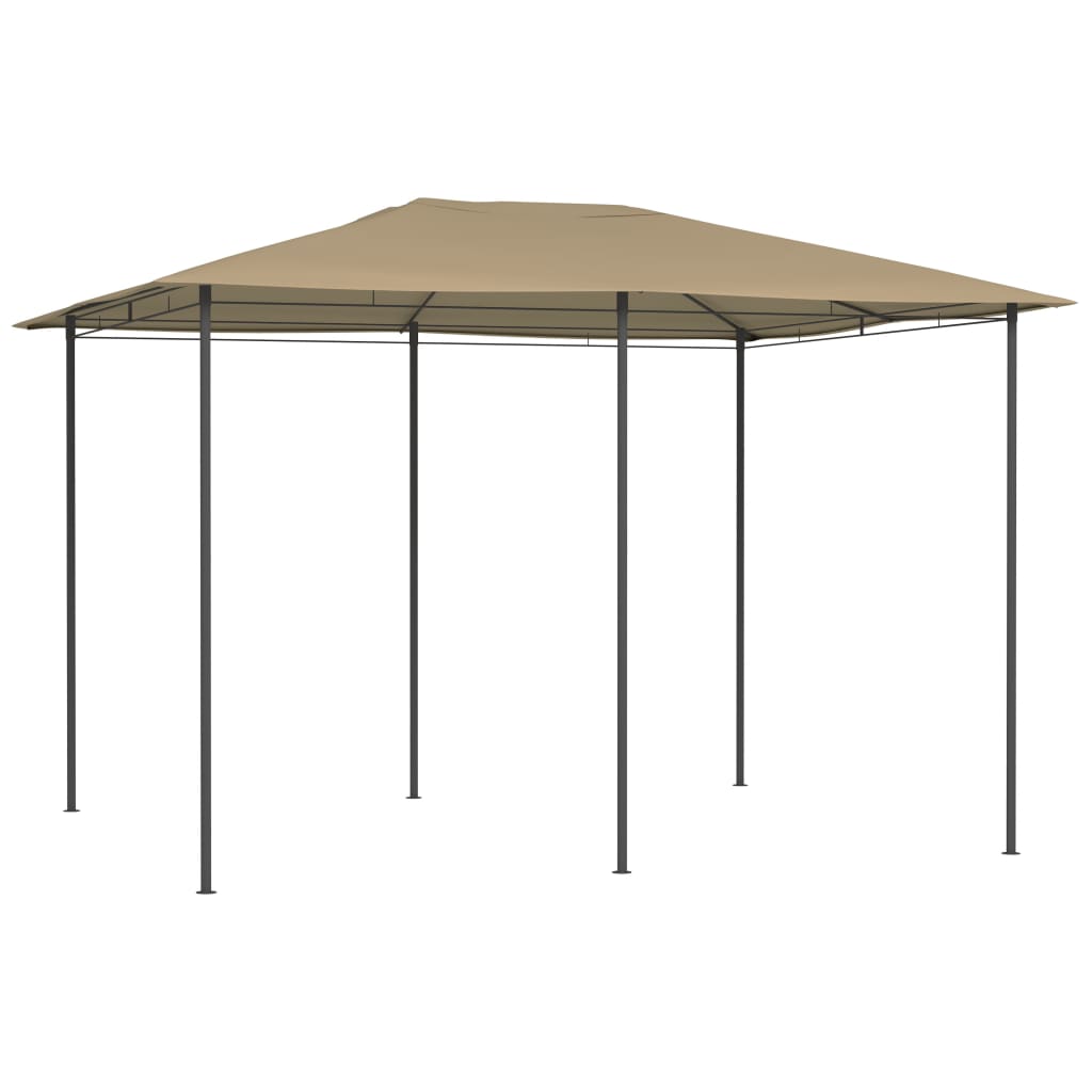 Pavillon 3x4x2,6 m Taupe 160 g/m² - Pazzar.ch