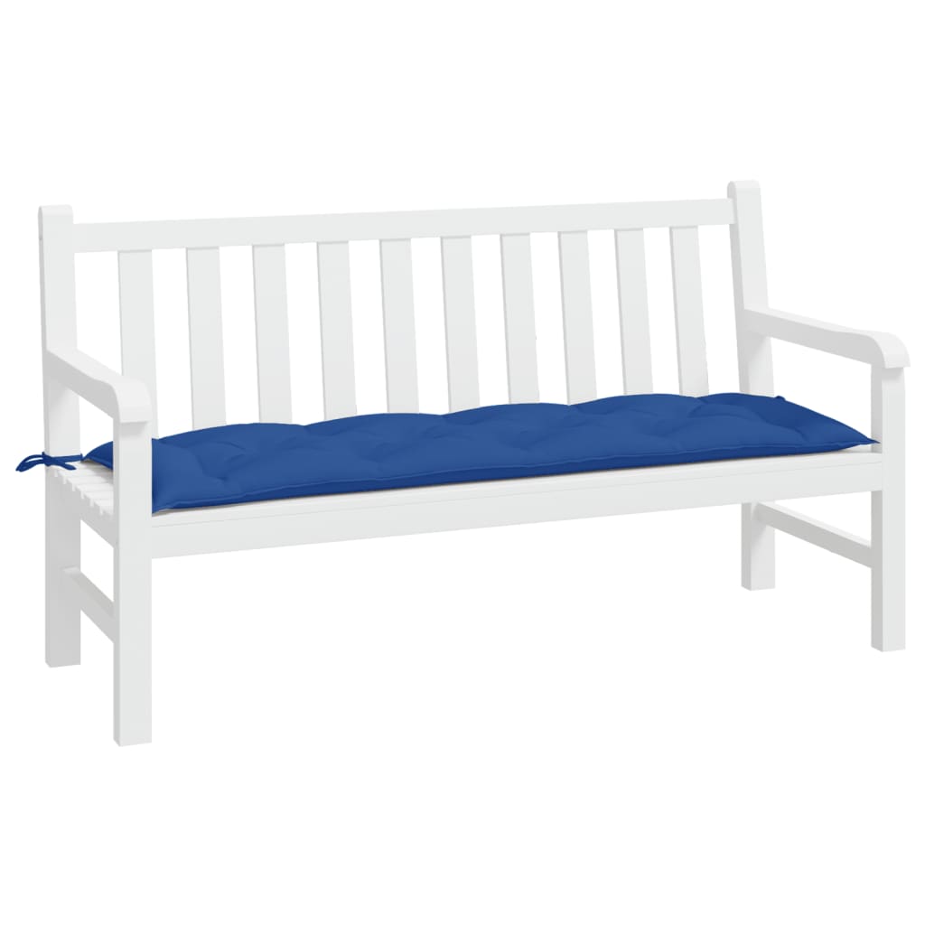 Gartenbank-Auflage Blau 150x50x7 cm Oxford-Gewebe - Pazzar.ch