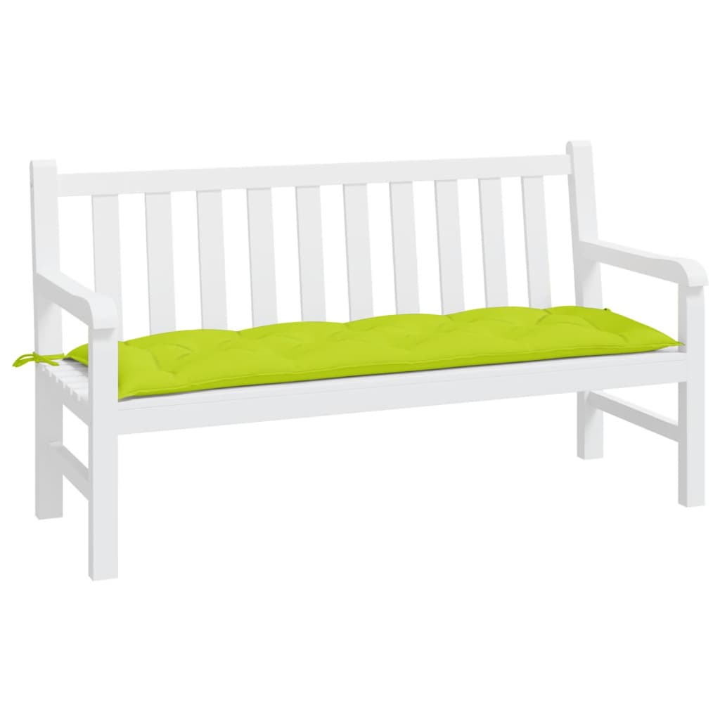 Gartenbank-Auflage Hellgrün 150x50x7 cm Oxford-Gewebe - Pazzar.ch