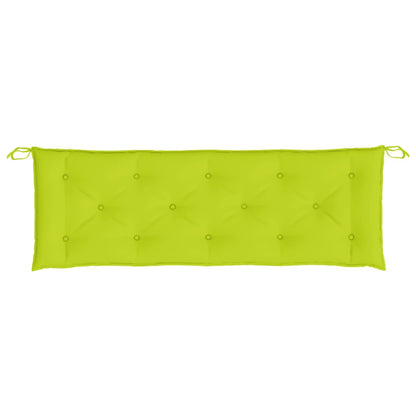 Gartenbank-Auflage Hellgrün 150x50x7 cm Oxford-Gewebe - Pazzar.ch