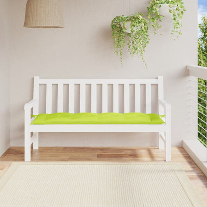Gartenbank-Auflage Hellgrün 150x50x7 cm Oxford-Gewebe - Pazzar.ch