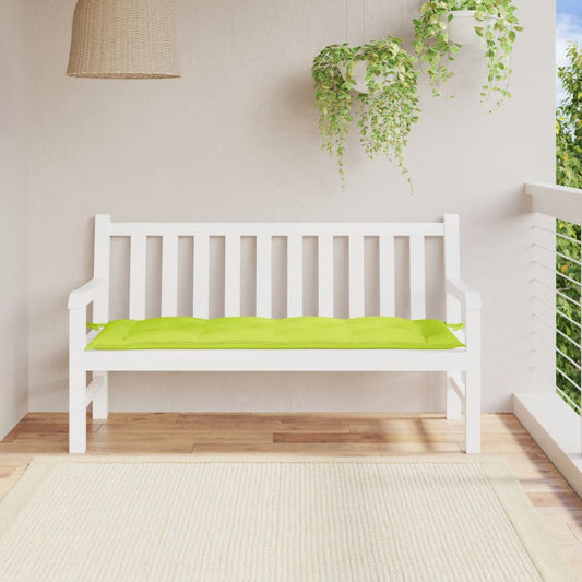Gartenbank-Auflage Hellgrün 150x50x7 cm Oxford-Gewebe - Pazzar.ch