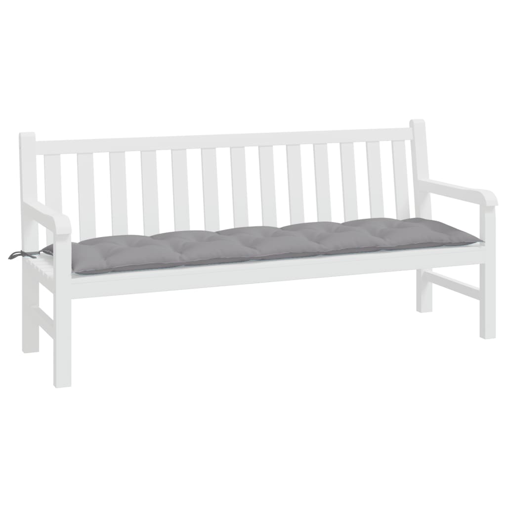 Gartenbank-Auflage Grau 180x50x7 cm Oxford-Gewebe - Pazzar.ch