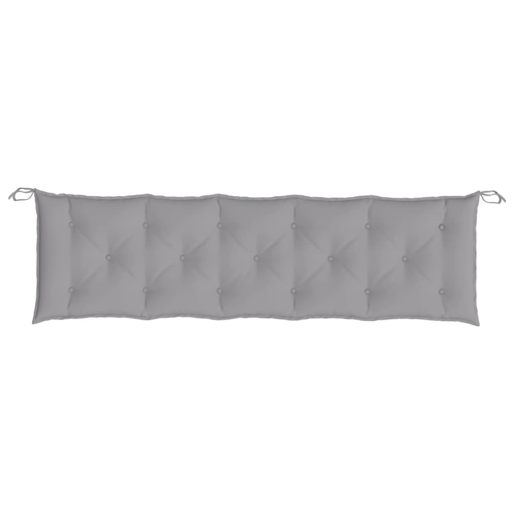 Gartenbank-Auflage Grau 180x50x7 cm Oxford-Gewebe - Pazzar.ch