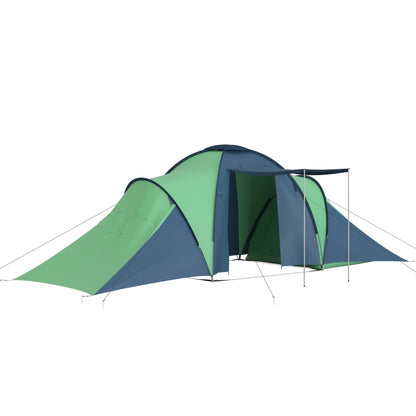Campingzelt 6 Personen Blau und Grün - Pazzar.ch