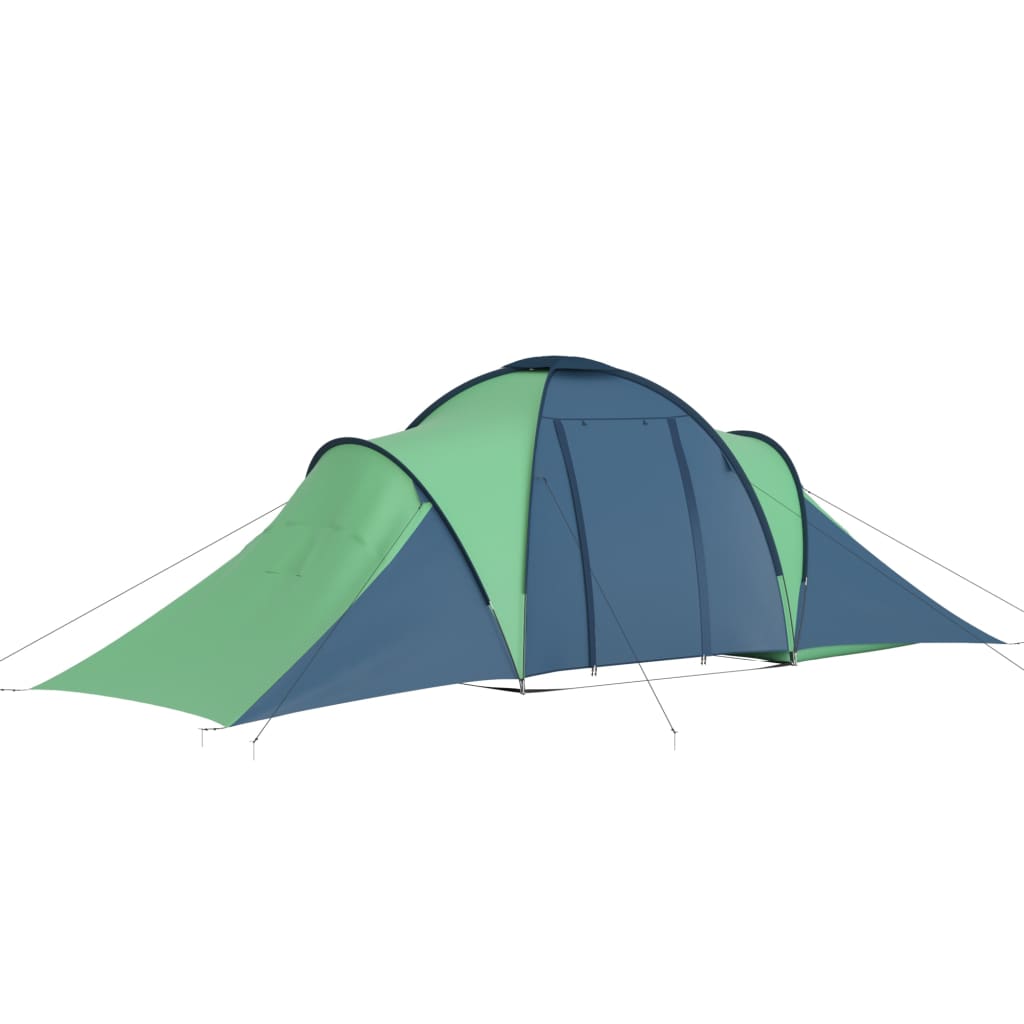 Campingzelt 6 Personen Blau und Grün - Pazzar.ch