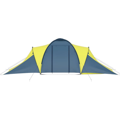 Campingzelt 6 Personen Blau und Gelb - Pazzar.ch