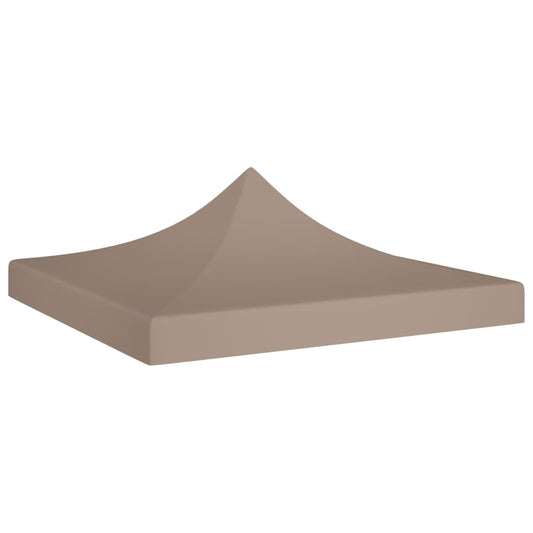 Partyzelt-Dach 3x3 m Taupe 270 g/m² - Pazzar.ch