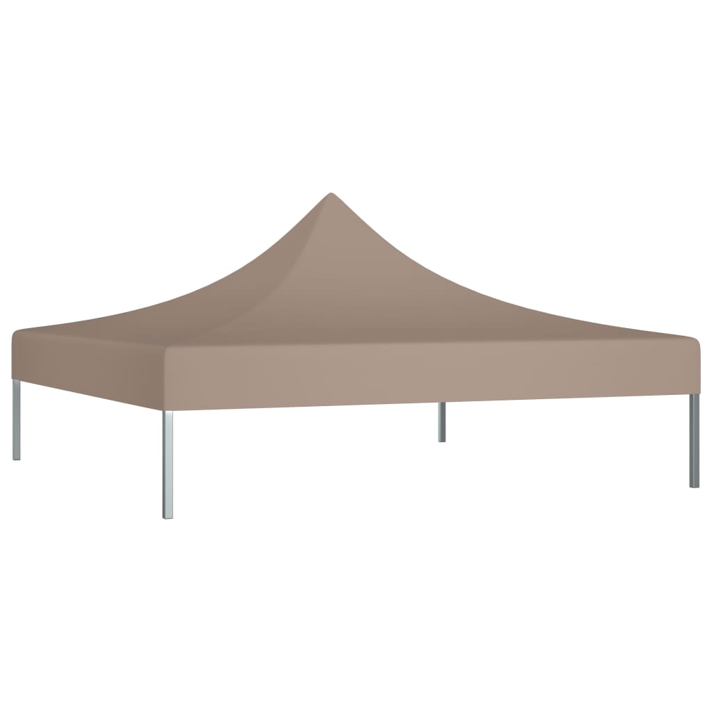 Partyzelt-Dach 3x3 m Taupe 270 g/m² - Pazzar.ch