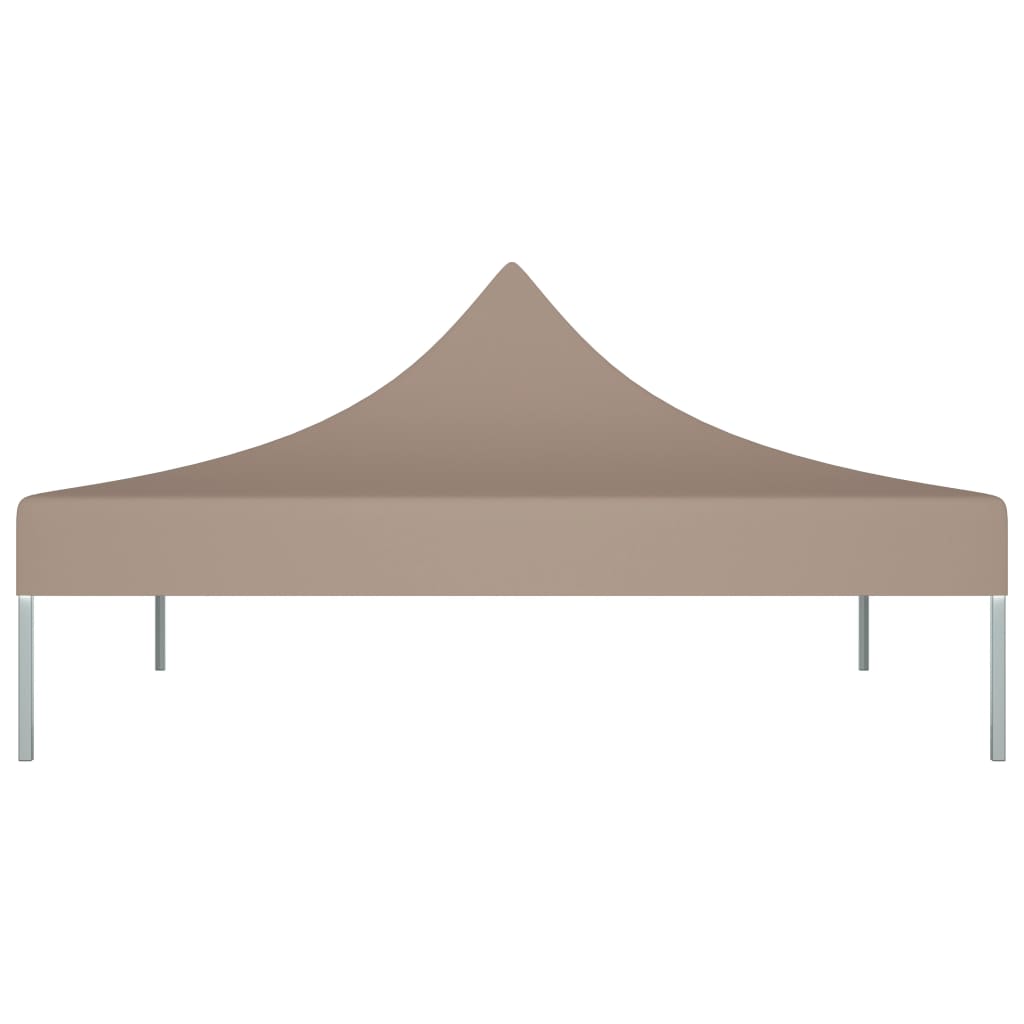 Partyzelt-Dach 3x3 m Taupe 270 g/m² - Pazzar.ch