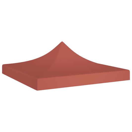 Partyzelt-Dach 3x3 m Terrakotta-Rot 270 g/m² - Pazzar.ch