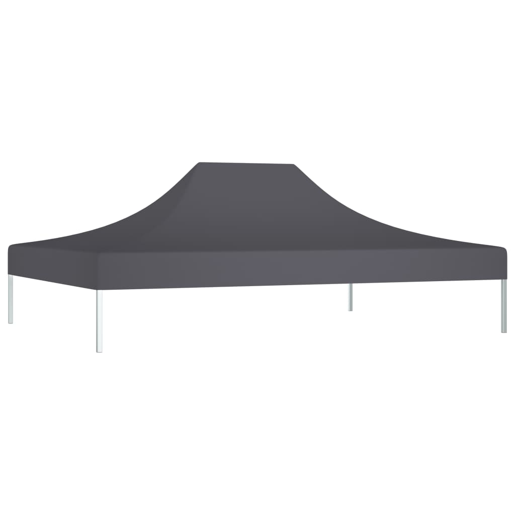 Partyzelt-Dach 4x3 m Anthrazit 270 g/m² - Pazzar.ch