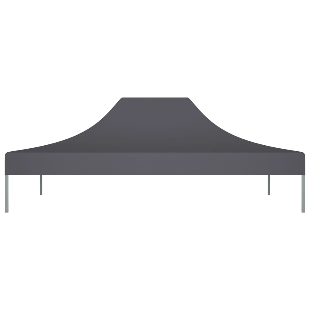 Partyzelt-Dach 4x3 m Anthrazit 270 g/m²
