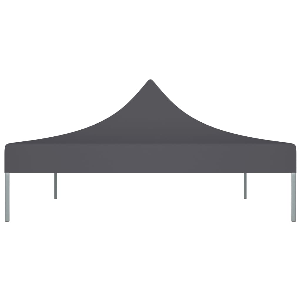 Partyzelt-Dach 4x3 m Anthrazit 270 g/m²