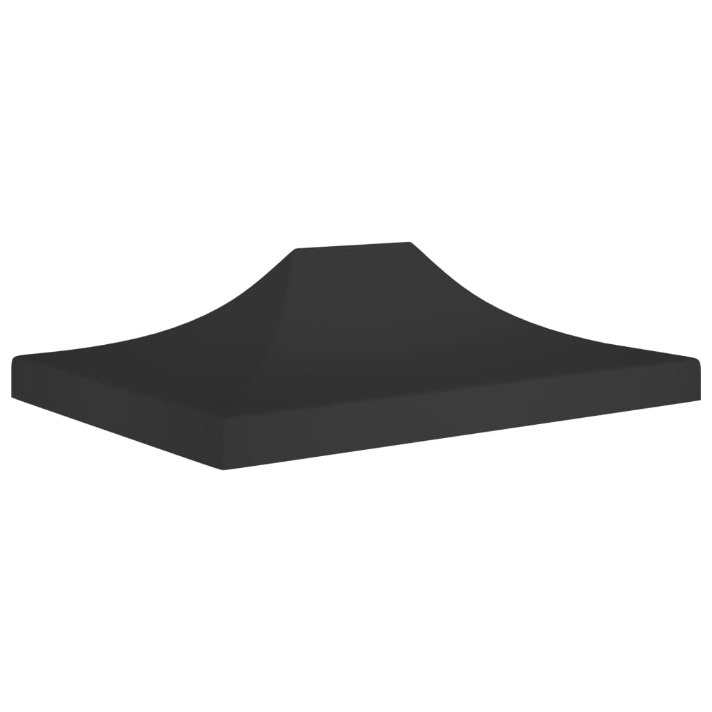 Partyzelt-Dach 4x3 m Schwarz 270 g/m² - Pazzar.ch
