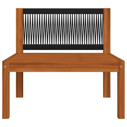 5-tlg. Garten-Lounge-Set mit Kissen Cremeweiß Massivholz Akazie - Pazzar.ch