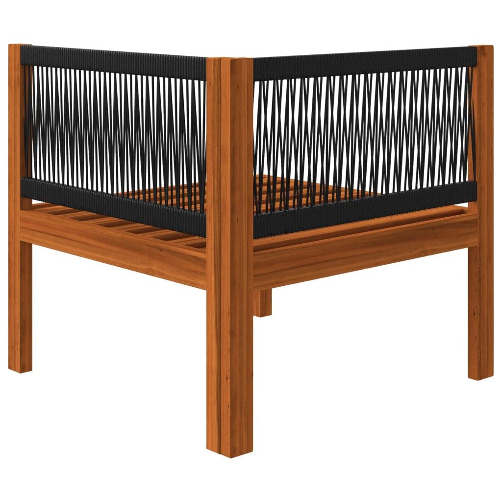 8-tlg. Garten-Lounge-Set mit Kissen Cremeweiß Massivholz Akazie - Pazzar.ch