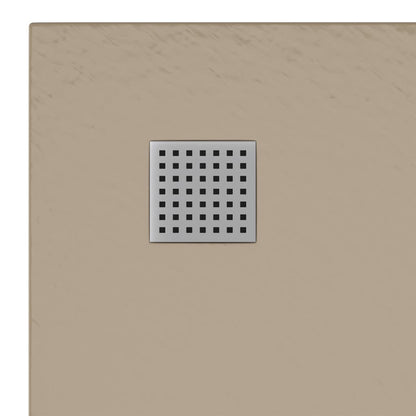 Duschwanne SMC Braun 90x90 cm - Pazzar.ch