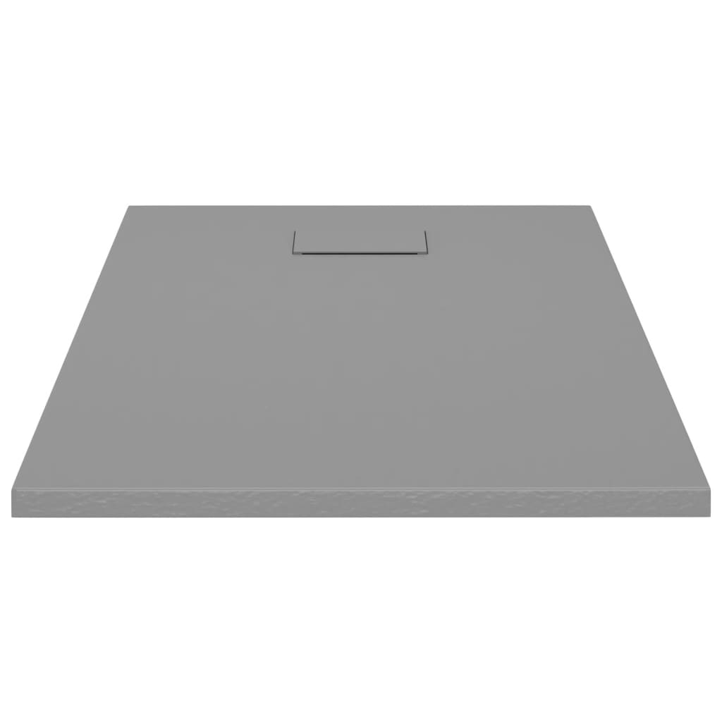 Duschwanne SMC Grau 100x70 cm - Pazzar.ch