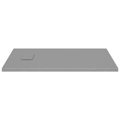 Duschwanne SMC Grau 100x70 cm - Pazzar.ch