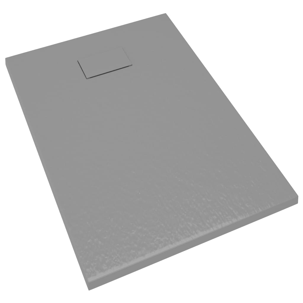 Duschwanne SMC Grau 100x70 cm - Pazzar.ch