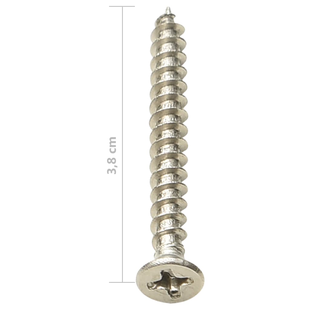 Terrassenclips mit Schrauben 200 Stk. Kunststoff Edelstahl 304 - Pazzar.ch