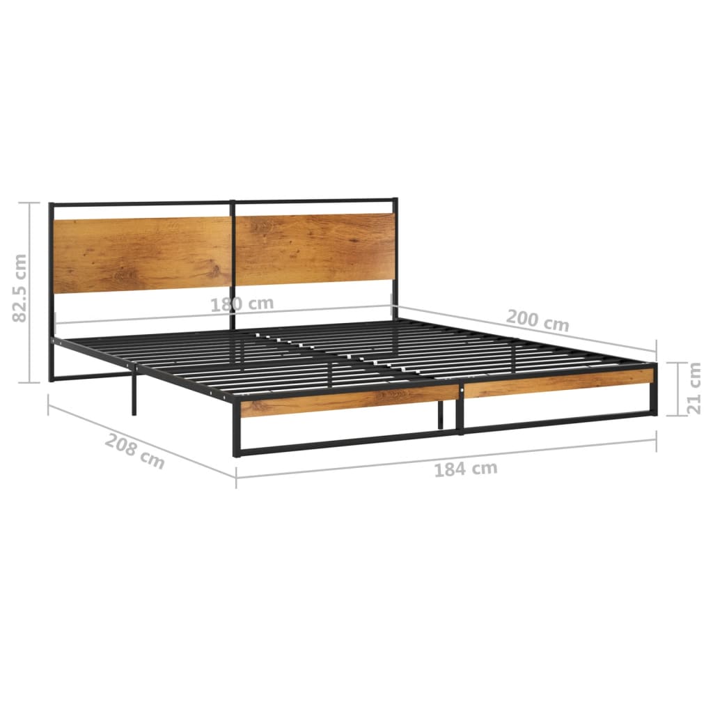 Bettgestell Metall 180x200 cm - Pazzar.ch