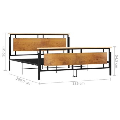 Bett Metall 180x200 cm - Pazzar.ch