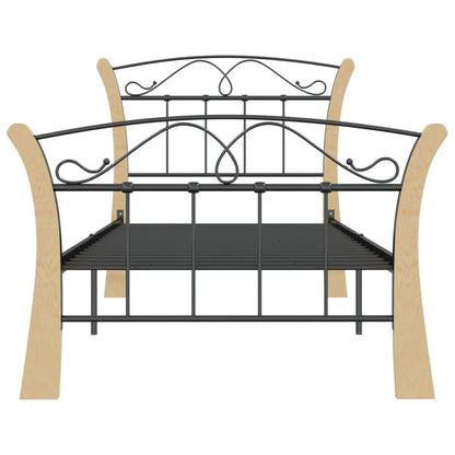 Bettgestell Schwarz Metall 90x200 cm - Pazzar.ch