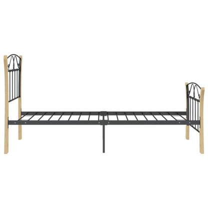Bettgestell Schwarz Metall 90x200 cm - Pazzar.ch