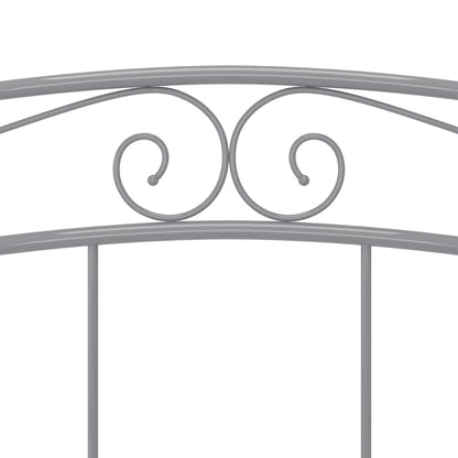 Bett Grau Metall 140x200 cm - Pazzar.ch