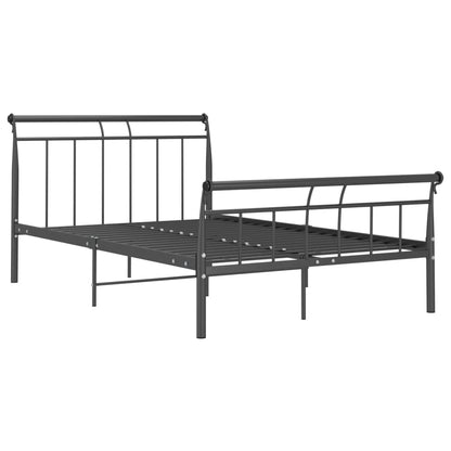 Bettgestell Schwarz Metall 120x200 cm - Pazzar.ch