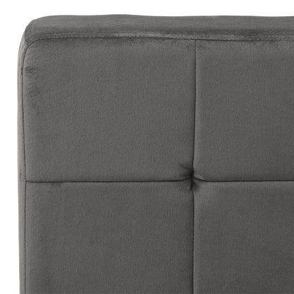 Relaxstuhl 65x79x87 cm Dunkelgrau Samt - Pazzar.ch