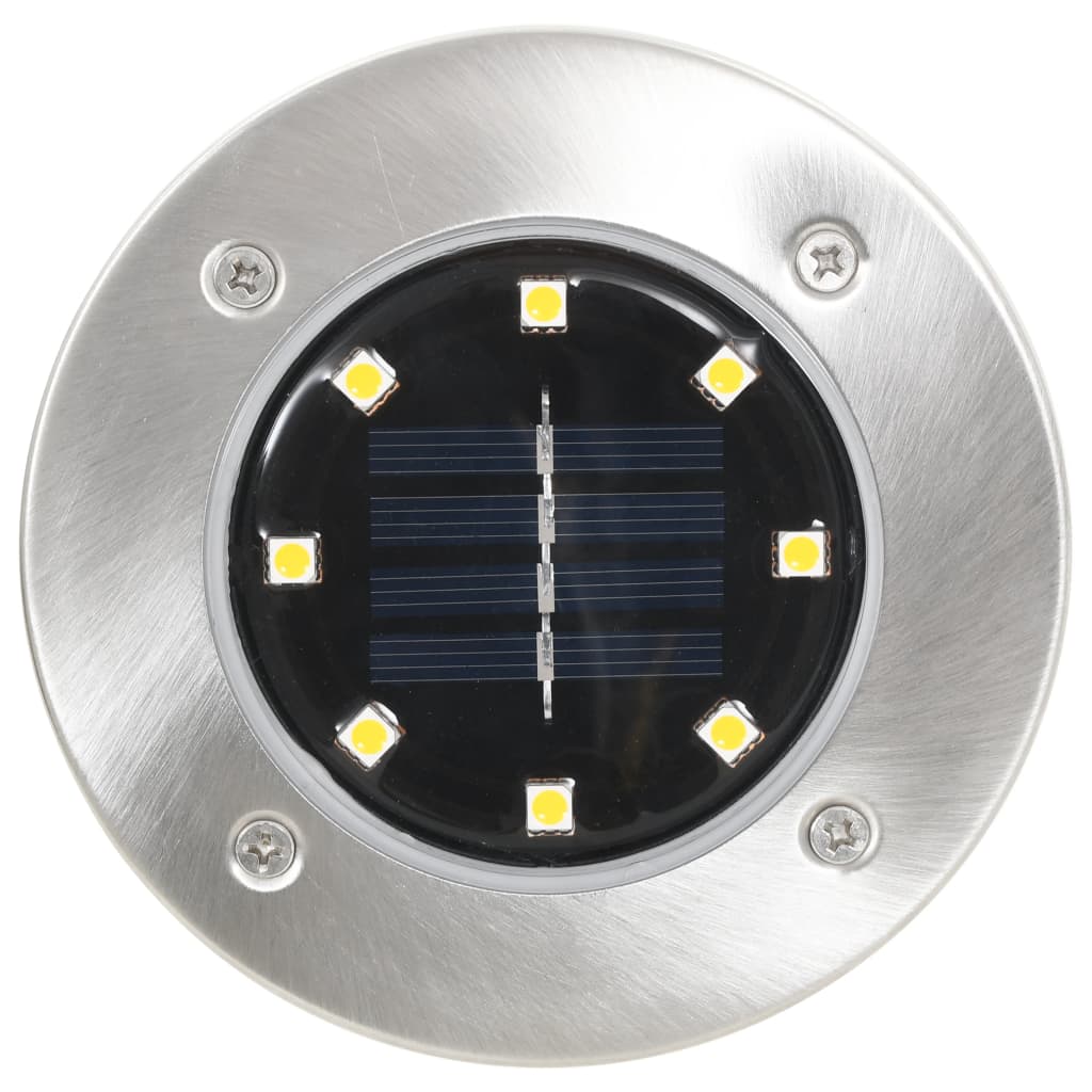 Solar-Bodenleuchten 8 Stk. LED RGB-Lichtfarbe - Pazzar.ch