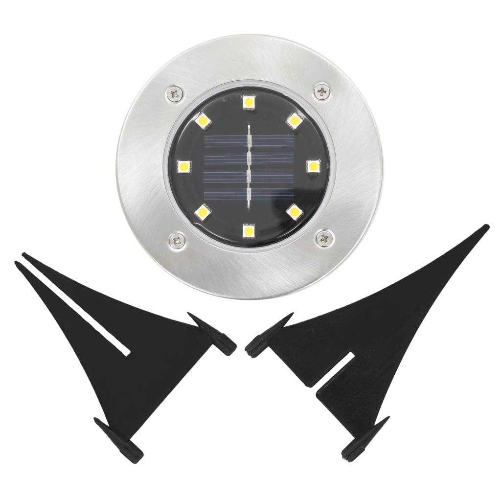 Solar-Bodenleuchten 8 Stk. LED RGB-Lichtfarbe - Pazzar.ch
