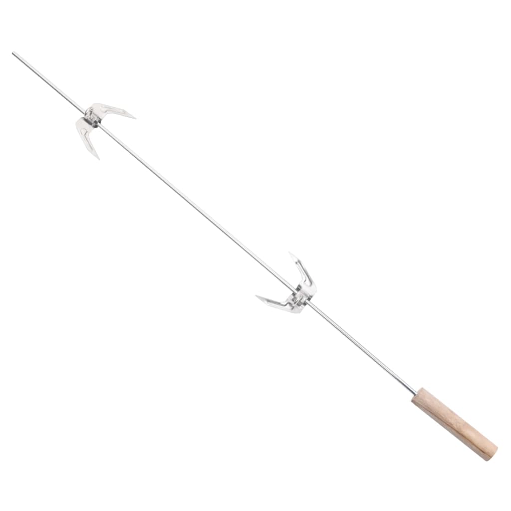 Holzkohlegrill mit Rädern Schwarz Stahl - Pazzar.ch