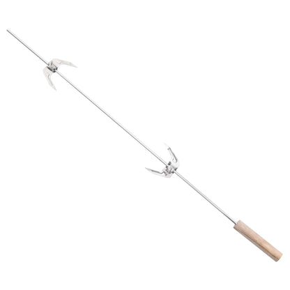 Holzkohlegrill mit Rädern Schwarz Stahl - Pazzar.ch