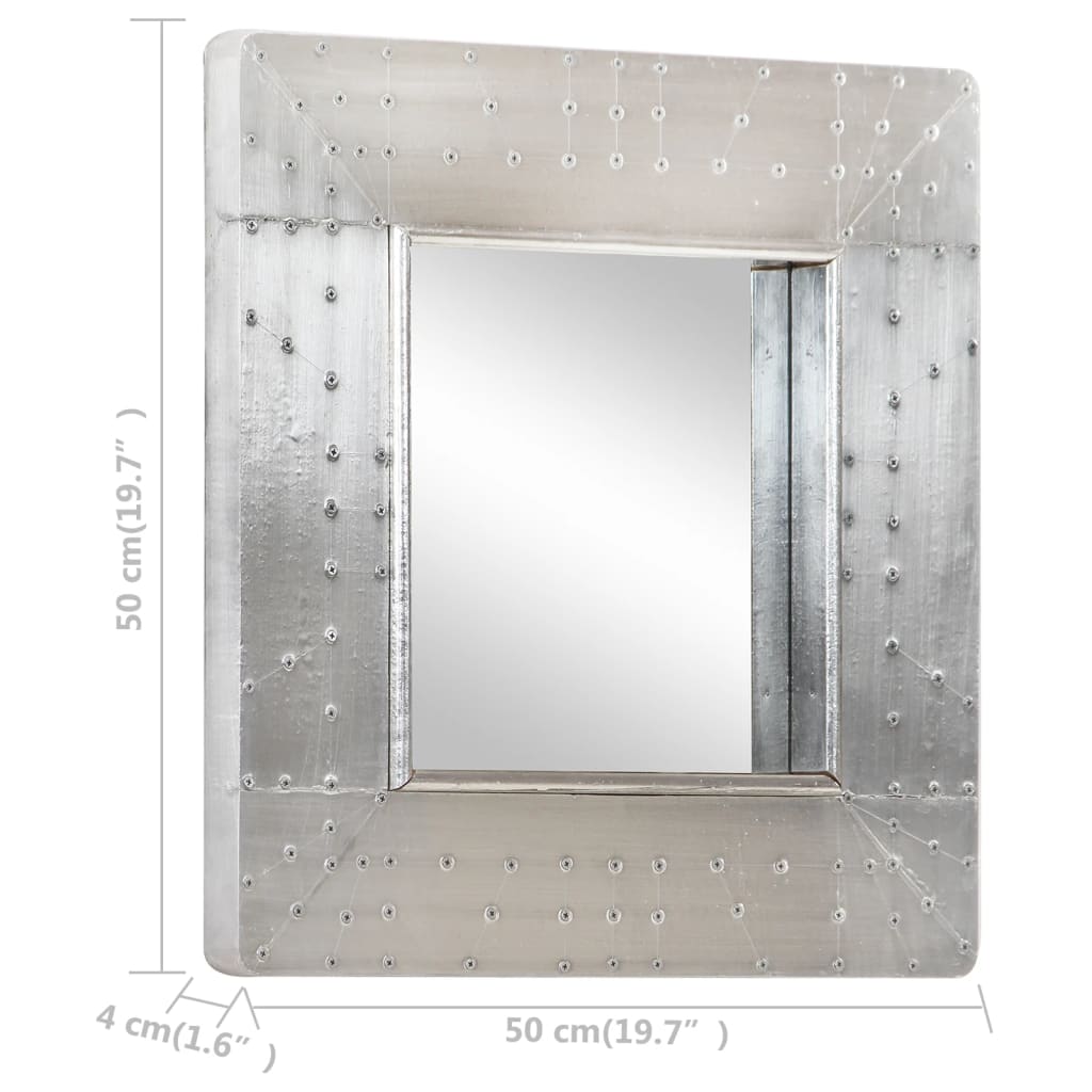 Aviator-Spiegel 50x50 cm Metall - Pazzar.ch