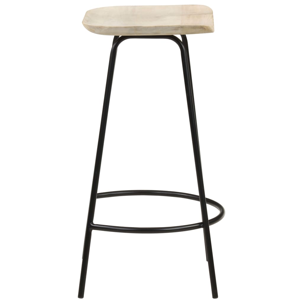 Barhocker 4 Stk. Mango Massivholz - Pazzar.ch