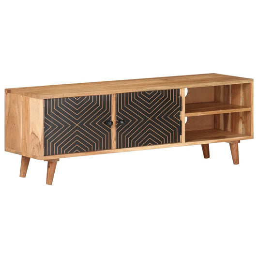 TV-Schrank 115x30x39 cm Massivholz Akazie - Pazzar.ch