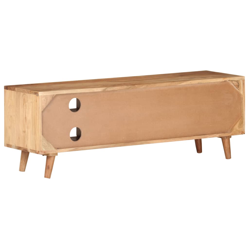 TV-Schrank 115x30x39 cm Massivholz Akazie - Pazzar.ch