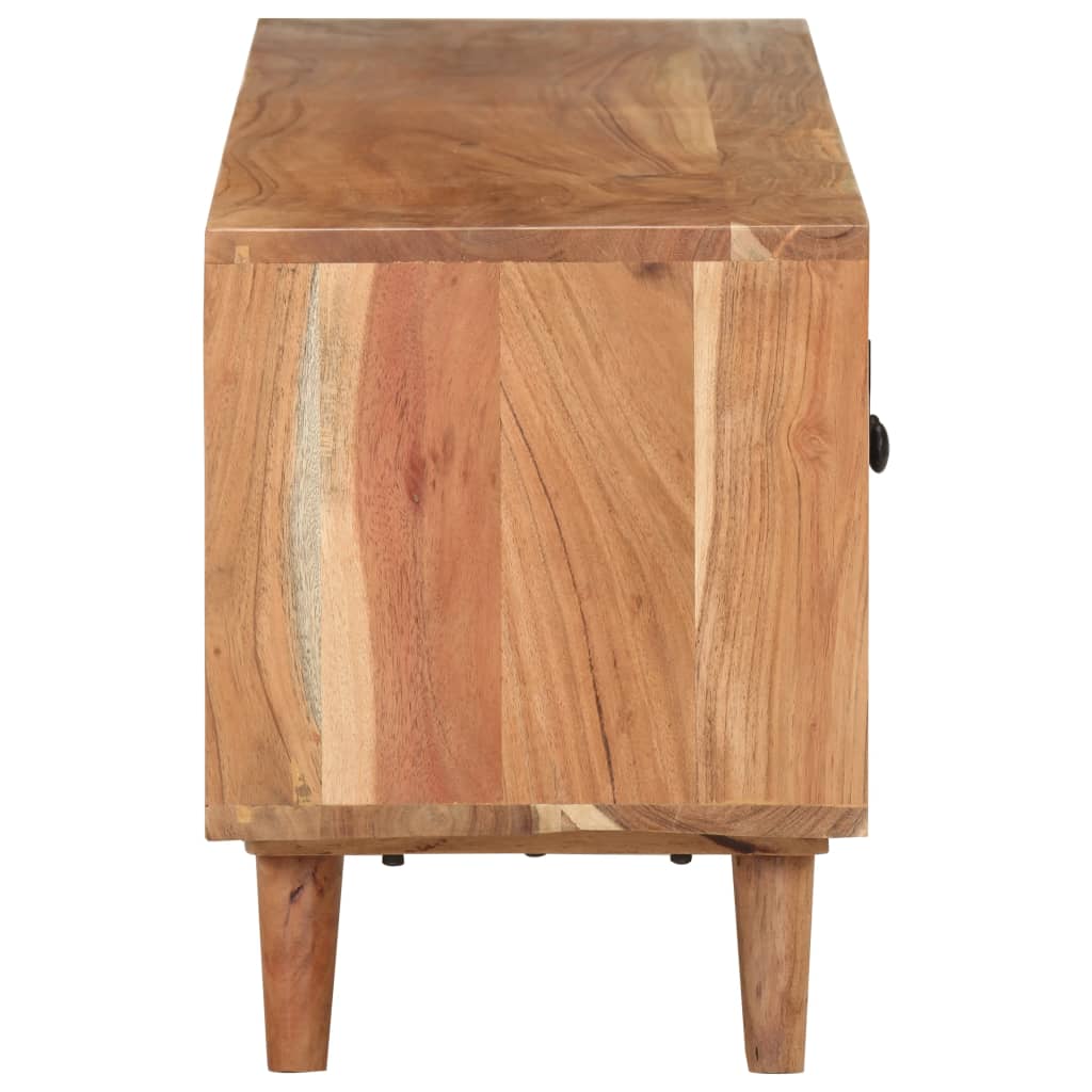TV-Schrank 115x30x39 cm Massivholz Akazie - Pazzar.ch