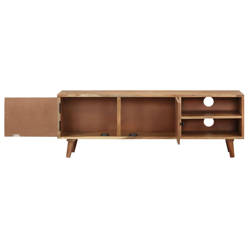 TV-Schrank 115x30x39 cm Massivholz Akazie - Pazzar.ch