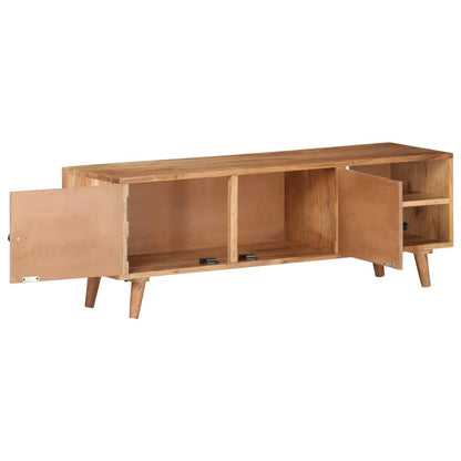 TV-Schrank 115x30x39 cm Massivholz Akazie - Pazzar.ch