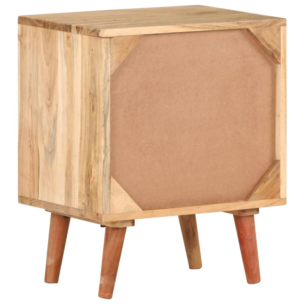 Nachttisch 40x30x50 cm Akazie Massivholz - Pazzar.ch