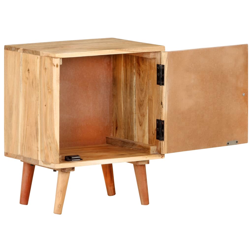 Nachttisch 40x30x50 cm Akazie Massivholz - Pazzar.ch