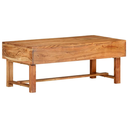 Couchtisch 100x50x40 cm Massivholz Akazie - Pazzar.ch