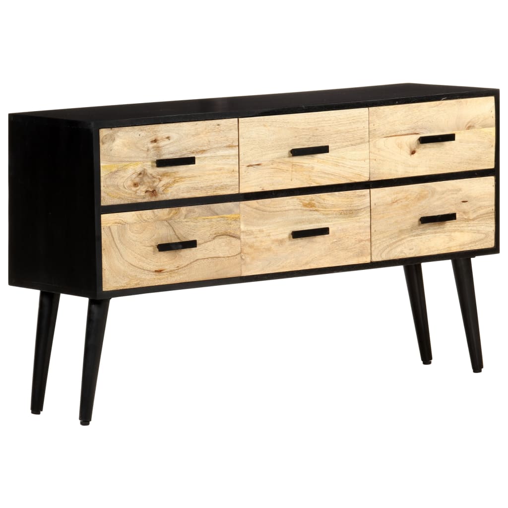 Sideboard 110x33x64 cm Massivholz Mango - Pazzar.ch