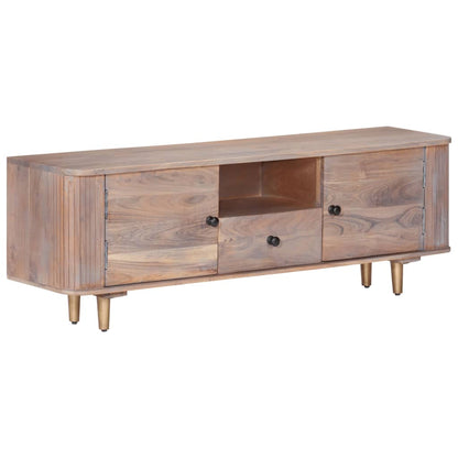 TV-Schrank 118x30x40 cm Massivholz Akazie - Pazzar.ch